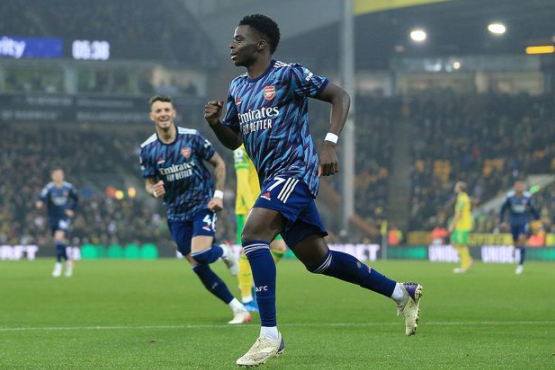 英超-萨卡梅开二度拉卡泽特破门 阿森纳5-0大胜诺维奇 英超-萨卡梅开二度拉卡泽特破门 阿森纳5-0大胜诺维奇