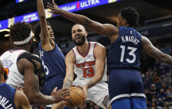 兰德尔13+15比斯利砍20分 尼克斯96-88擒森林狼2连胜 兰德尔13+15比斯利砍20分 尼克斯96-88擒森林狼2连胜