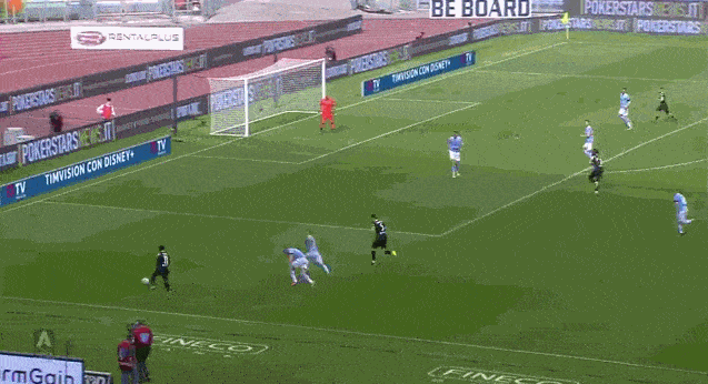 斯佩齐亚妖锋倒勾破门 斯佩齐亚妖锋倒勾破门