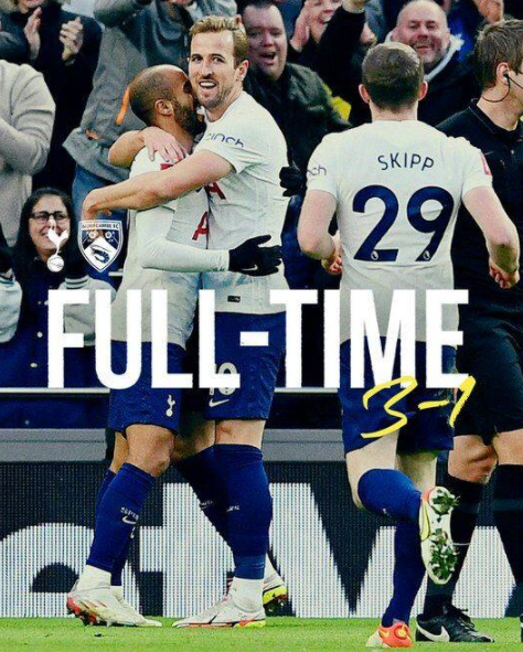 足总杯-热刺3-1莫雷坎比晋级32强 温克斯神仙球凯恩破门 足总杯-热刺3-1莫雷坎比晋级32强 温克斯神仙球凯恩破门