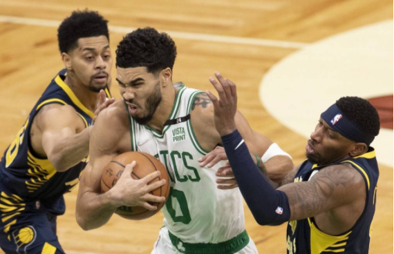 布朗26+15塔图姆24分 小萨三双绿军加时101-98险胜步行者 布朗26+15塔图姆24分 小萨三双绿军加时101-98险胜步行者