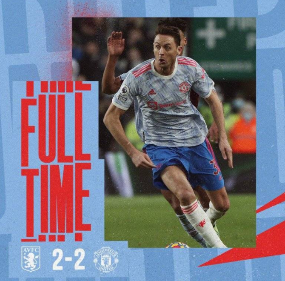 英超-曼联4分钟连丢两球2-2维拉 B费双响库蒂尼奥替补首秀救主 英超-曼联4分钟连丢两球2-2维拉 B费双响库蒂尼奥替补首秀救主