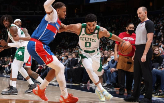 绿军客场116-87大胜送奇才3连败 塔图姆51+10+7比尔19分 绿军客场116-87大胜送奇才3连败 塔图姆51+10+7比尔19分