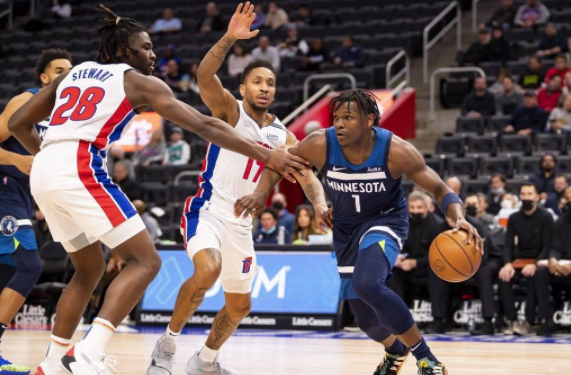 森林狼128-117击败活塞迎来三连胜 爱德华兹25分唐斯21+14 森林狼128-117击败活塞迎来三连胜 爱德华兹25分唐斯21+14