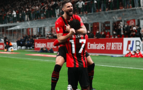 意杯-米兰4-0完胜拉齐奥晋级4强 莱奥传射吉鲁梅开二度 意杯-米兰4-0完胜拉齐奥晋级4强 莱奥传射吉鲁梅开二度