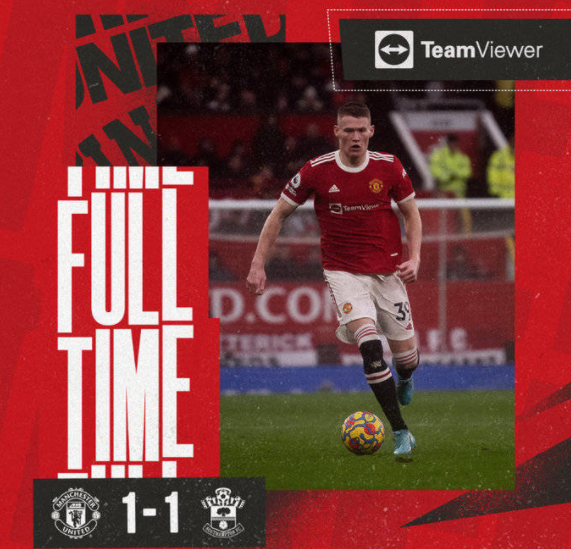 英超-曼联1-1南安普敦两连平 桑乔破门C罗博格巴进球被吹 英超-曼联1-1南安普敦两连平 桑乔破门C罗博格巴进球被吹