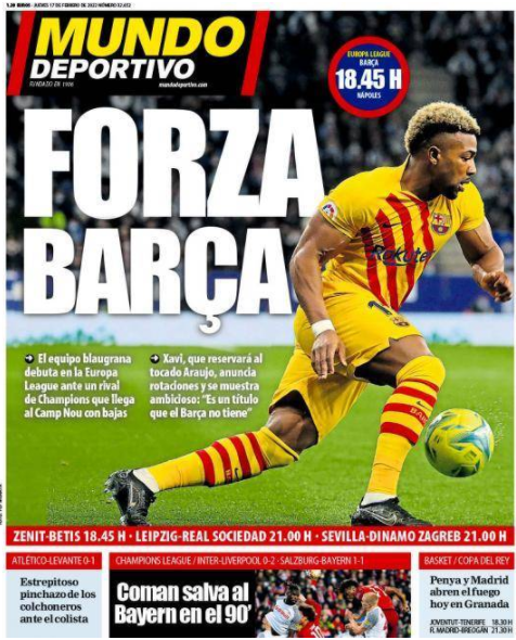 欧联杯-巴萨前瞻:欧联首战主场求必胜 重要位置仍存隐患 欧联杯-巴萨前瞻:欧联首战主场求必胜 重要位置仍存隐患