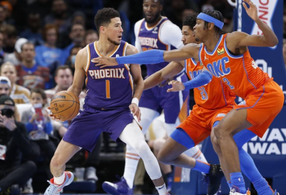 布克25+12亚历山大32+5 残阵太阳124-104胜雷霆迎8连胜 布克25+12亚历山大32+5 残阵太阳124-104胜雷霆迎8连胜