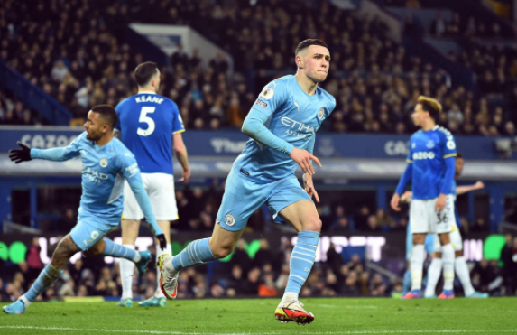 英超-曼城1-0客胜埃弗顿领先红军6分 福登送绝杀 英超-曼城1-0客胜埃弗顿领先红军6分 福登送绝杀