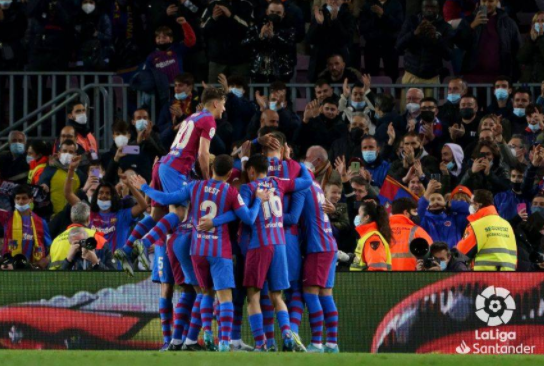 西甲-巴萨4-0毕巴重回第4 奥巴梅扬连续3场破门登贝莱替补1射2传 西甲-巴萨4-0毕巴重回第4 奥巴梅扬连续3场破门登贝莱替补1射2传