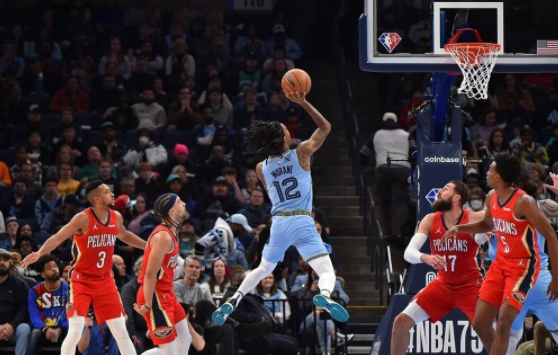 莫兰特24分CJ32+11 莺歌缺席鹈鹕111-132负灰熊遭2连败 莫兰特24分CJ32+11 莺歌缺席鹈鹕111-132负灰熊遭2连败