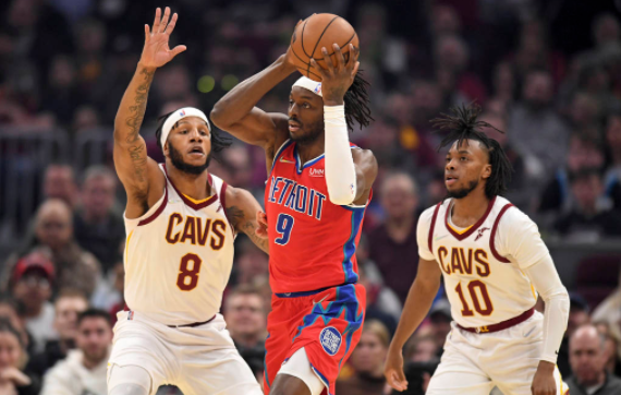 骑士六人上双113-106擒活塞 加兰24+12助攻格兰特空砍40分 骑士六人上双113-106擒活塞 加兰24+12助攻格兰特空砍40分