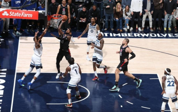 森林狼109-104逆转快船晋级季后赛 乔治34分唐斯六犯离场 森林狼109-104逆转快船晋级季后赛 乔治34分唐斯六犯离场