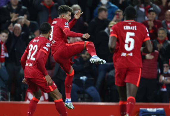 欧冠-菲米2球利物浦3-3本菲卡 总分6-4晋级将战黄潜 欧冠-菲米2球利物浦3-3本菲卡 总分6-4晋级将战黄潜