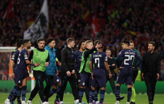 欧冠-曼城总分1-0淘汰马竞进4强将战皇马 费利佩染红 欧冠-曼城总分1-0淘汰马竞进4强将战皇马 费利佩染红