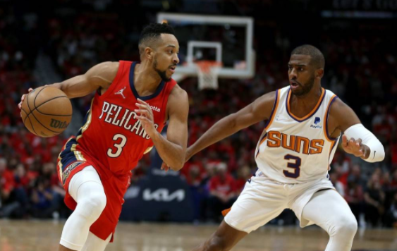 保罗28+14+0失误艾顿28+17 太阳114-111险胜鹈鹕总分2-1 保罗28+14+0失误艾顿28+17 太阳114-111险胜鹈鹕总分2-1