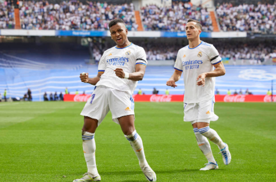 西甲-皇马4-0大胜西班牙人队史第35次夺冠 罗德里戈双响 西甲-皇马4-0大胜西班牙人队史第35次夺冠 罗德里戈双响