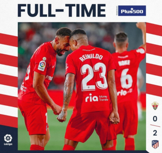 西甲-马竞2-0埃尔切升第三 库尼亚德保罗破门格列兹曼助攻 西甲-马竞2-0埃尔切升第三 库尼亚德保罗破门格列兹曼助攻