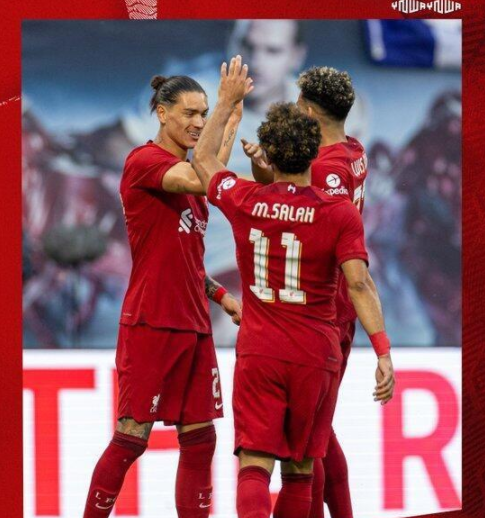 友谊赛-利物浦5-0莱比锡红牛 努涅斯大四喜萨拉赫破门 友谊赛-利物浦5-0莱比锡红牛 努涅斯大四喜萨拉赫破门