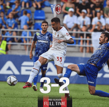 热身赛-AC米兰2-3萨拉格斯基 吉鲁破门克鲁尼奇建功 热身赛-AC米兰2-3萨拉格斯基 吉鲁破门克鲁尼奇建功