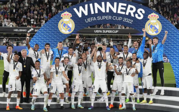 欧超杯-皇马2-0胜法兰克福5次夺冠升第一 本泽马破门阿拉巴建功 欧超杯-皇马2-0胜法兰克福5次夺冠升第一 本泽马破门阿拉巴建功