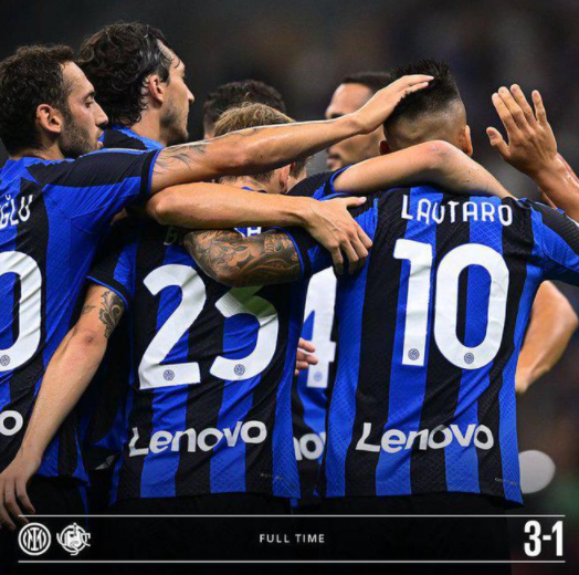 意甲-国际米兰3-1升班马克雷莫纳 巴雷拉凌空斩劳塔罗破门 意甲-国际米兰3-1升班马克雷莫纳 巴雷拉凌空斩劳塔罗破门