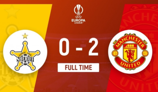 欧联杯-曼联2-0谢里夫取首胜 C罗斩获赛季首球桑乔建功 欧联杯-曼联2-0谢里夫取首胜 C罗斩获赛季首球桑乔建功