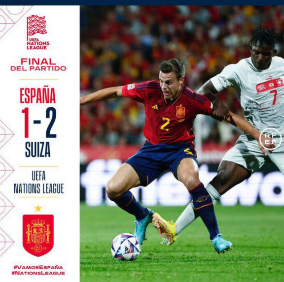 欧国联-瑞士2-1战胜西班牙 阿尔巴扳平加西亚乌龙送礼 欧国联-瑞士2-1战胜西班牙 阿尔巴扳平加西亚乌龙送礼