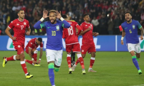 热身赛-巴西5-1大胜突尼斯 拉菲尼亚头顶脚踢梅开二度内马尔点射 热身赛-巴西5-1大胜突尼斯 拉菲尼亚头顶脚踢梅开二度内马尔点射