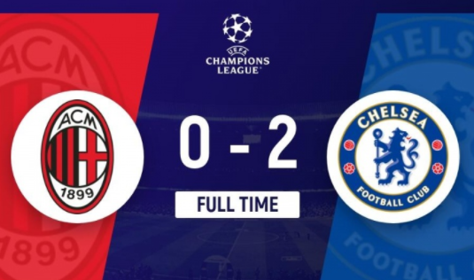 欧冠-切尔西2-0十人米兰跃居小组头名 托莫里争议红点奥巴梅杨破门 欧冠-切尔西2-0十人米兰跃居小组头名 托莫里争议红点奥巴梅杨破门