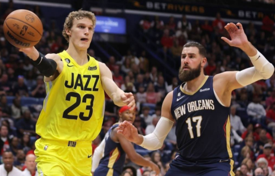 马尔卡宁31+12英格拉姆伤退 爵士122-121战胜鹈鹕取得三连胜 马尔卡宁31+12英格拉姆伤退 爵士122-121战胜鹈鹕取得三连胜