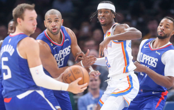 NBA-快船94-108不敌雷霆 亚历山大砍33+8沃尔12分 NBA-快船94-108不敌雷霆 亚历山大砍33+8沃尔12分