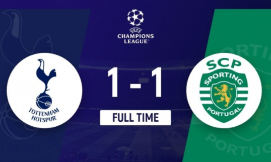 欧冠:热刺1-1战平葡体 爱德华兹破门凯恩读秒绝杀被吹 欧冠:热刺1-1战平葡体 爱德华兹破门凯恩读秒绝杀被吹