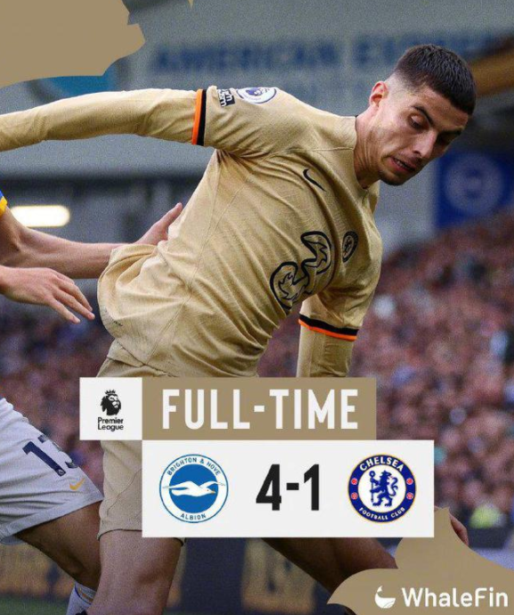 英超-波特首败!布莱顿4-1大胜切尔西 奇克查洛巴乌龙 英超-波特首败!布莱顿4-1大胜切尔西 奇克查洛巴乌龙