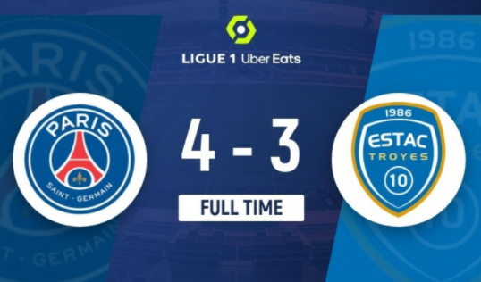 法甲-巴黎4-3战胜特鲁瓦 梅内传射姆巴佩点射梅西世界波 法甲-巴黎4-3战胜特鲁瓦 梅内传射姆巴佩点射梅西世界波