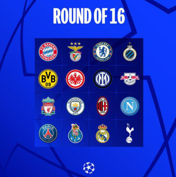 欧冠16强出炉-英超德甲各四队晋级 巴萨尤文遭淘汰 欧冠16强出炉-英超德甲各四队晋级 巴萨尤文遭淘汰