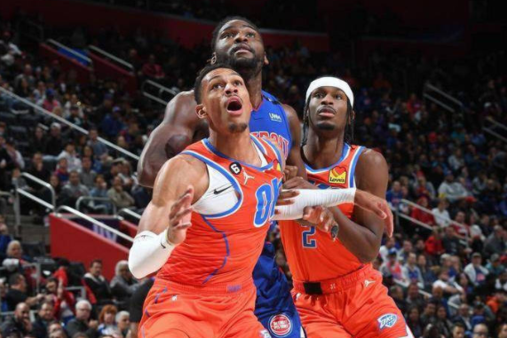 NBA-活塞112-103逆转雷霆结束3连败 康宁汉姆21+11+7亚历山大33+7 NBA-活塞112-103逆转雷霆结束3连败 康宁汉姆21+11+7亚历山大33+7