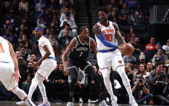 NBA-纽约德比篮网112-85大胜尼克斯 杜兰特三双兰德尔24+11 NBA-纽约德比篮网112-85大胜尼克斯 杜兰特三双兰德尔24+11