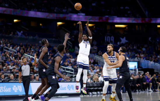 爱德华兹35+8唐斯30分 森林狼126-108大破魔术获两连胜 爱德华兹35+8唐斯30分 森林狼126-108大破魔术获两连胜