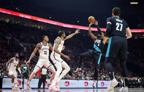 杜兰特34+8渡边雄太20分 奥尼尔准绝杀篮网109-107胜开拓者 杜兰特34+8渡边雄太20分 奥尼尔准绝杀篮网109-107胜开拓者