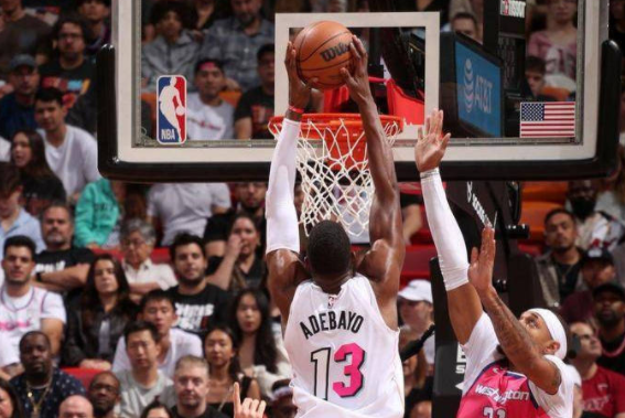 NBA-热火110-107险胜奇才 阿德巴约轰38+12库兹马空砍28+7 NBA-热火110-107险胜奇才 阿德巴约轰38+12库兹马空砍28+7