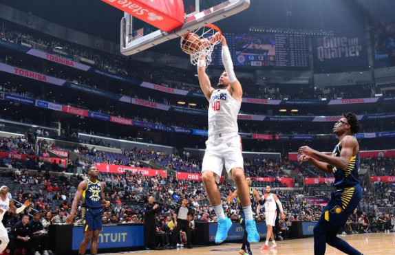 NBA-快船114-100轻取步行者 祖巴茨31+29哈里伯顿两双 NBA-快船114-100轻取步行者 祖巴茨31+29哈里伯顿两双