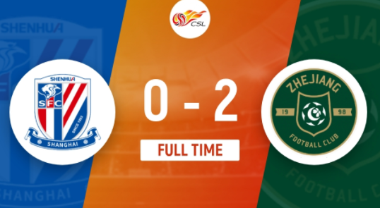 中超-浙江2-0完胜上海申花 穆谢奎头槌马修斯点射破门 中超-浙江2-0完胜上海申花 穆谢奎头槌马修斯点射破门