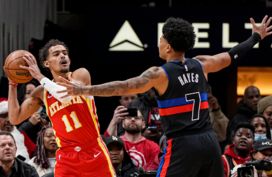 NBA-活塞105-130负老鹰惨遭五连败 特雷-杨26+13默里26分 博扬23分 NBA-活塞105-130负老鹰惨遭五连败 特雷-杨26+13默里26分 博扬23分