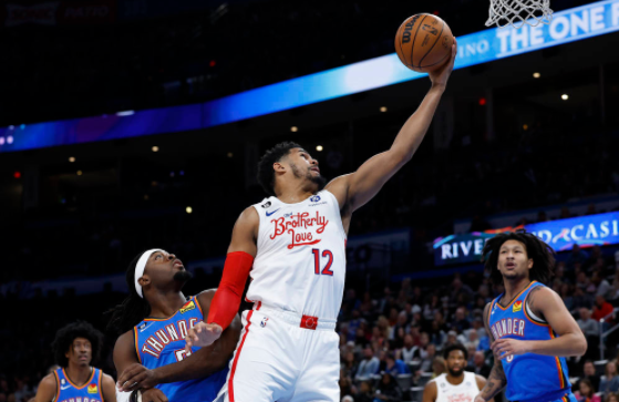 NBA-哈登缺阵 76人115-96轻取雷霆 恩比德三双哈里斯砍23+9 NBA-哈登缺阵 76人115-96轻取雷霆 恩比德三双哈里斯砍23+9