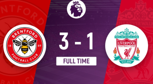 英超-布伦特福德3-1利物浦 张伯伦百场破门难救主,姆贝莫建功 英超-布伦特福德3-1利物浦 张伯伦百场破门难救主,姆贝莫建功