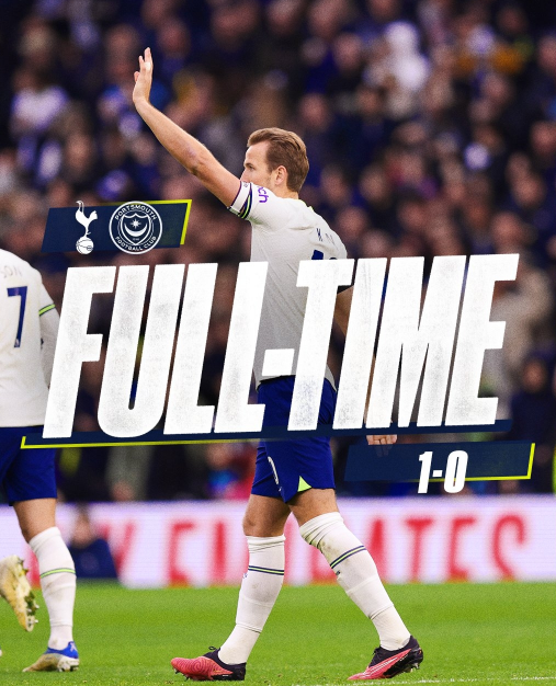 足总杯-热刺1-0淘汰朴茨茅斯 凯恩制胜&距队史射手王差1球 足总杯-热刺1-0淘汰朴茨茅斯 凯恩制胜&距队史射手王差1球