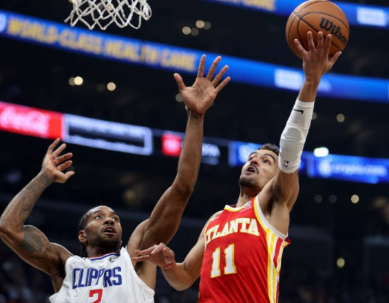 伦纳德29+7+4失绝杀三分 特雷-杨30分老鹰112-108胜快船 伦纳德29+7+4失绝杀三分 特雷-杨30分老鹰112-108胜快船