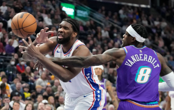 NBA-76人118-117胜爵士 哈登两双末节轰18分 大帝30+7准绝杀 NBA-76人118-117胜爵士 哈登两双末节轰18分 大帝30+7准绝杀