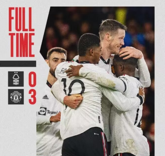 联赛杯-曼联3-0诺丁汉森林 B费拉什福德破门韦霍斯特首球 联赛杯-曼联3-0诺丁汉森林 B费拉什福德破门韦霍斯特首球